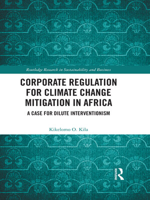 cover image of Corporate Regulation for Climate Change Mitigation in Africa